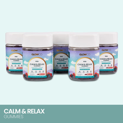 5 Bottles of Kids Calm & Relax Gummies