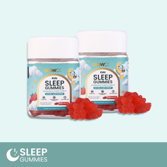 2 Bottles Glowco Kids Sleep Gummies