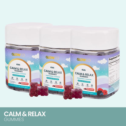 3 Bottles of Kids Calm & Relax Gummies